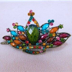 943/70 Rhinestone Hair Clip 4in